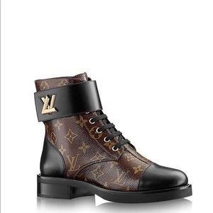 Louis Vuitton Shoes - Louis Vuitton wonderland flat ranger boots Louis Vuitton Shoes - Louis Vuitton wonderland flat ranger boots